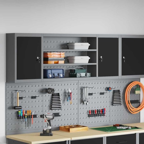 Vidaxl werkzeugschrank schwarz - werkzeugschrank,