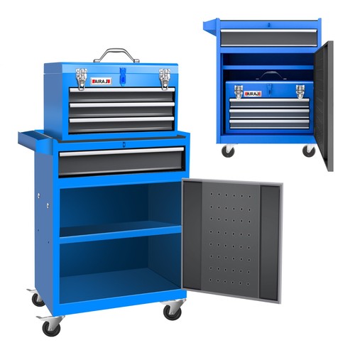 Rollwerkzeugkaste mit - 2-in-1,